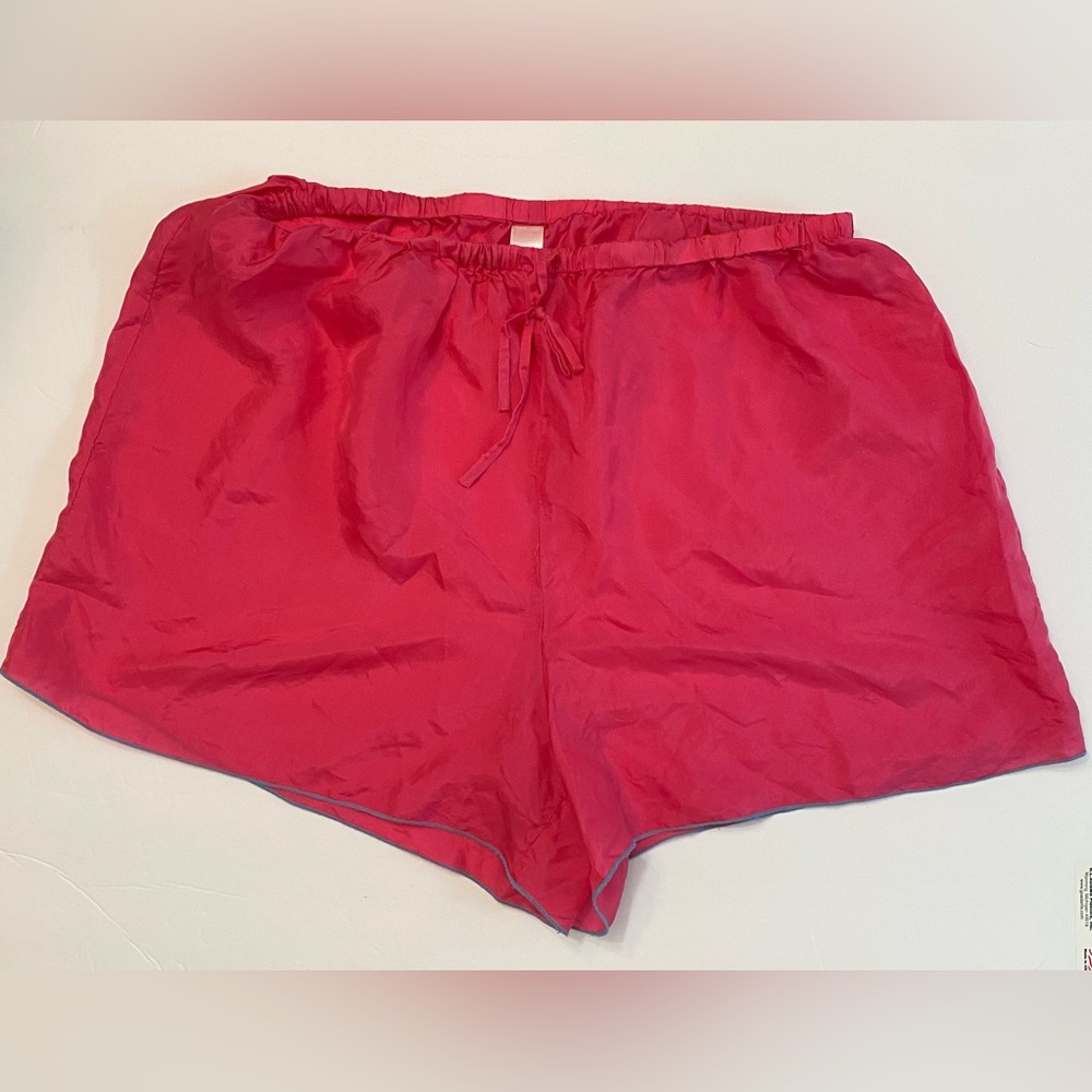 2002 Victoria’s Secret vintage 100% silk sleep shorts